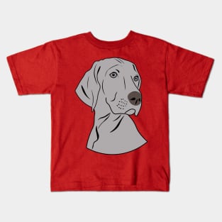 Weimaraner Dog Puppy Love Kids T-Shirt